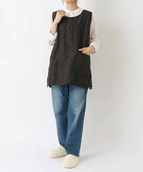 212 KITCHEN STORE / トゥーワントゥーキッチン ストア インテリア・生活雑貨・ホビー・ステーショナリー | ローマン キルトショートタブリエ BK | 詳細12