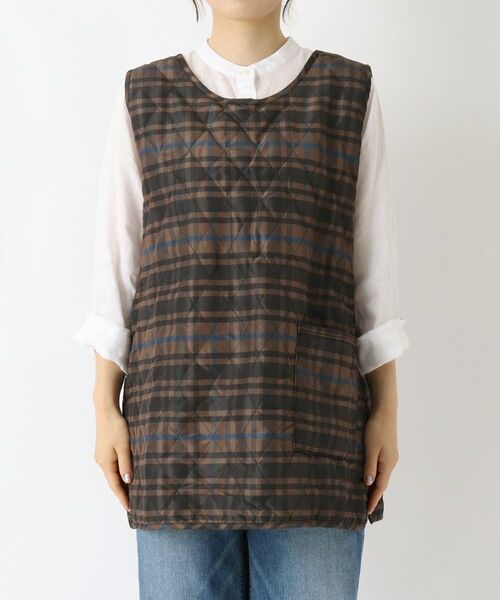 212 KITCHEN STORE / トゥーワントゥーキッチン ストア インテリア・生活雑貨・ホビー・ステーショナリー | オリバー キルトショートタブリエ BR | 詳細1