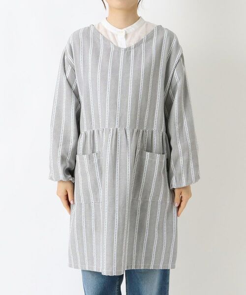 212 KITCHEN STORE / トゥーワントゥーキッチン ストア インテリア・生活雑貨・ホビー・ステーショナリー | ヘリンボーン織 かっぽうぎ GY | 詳細1