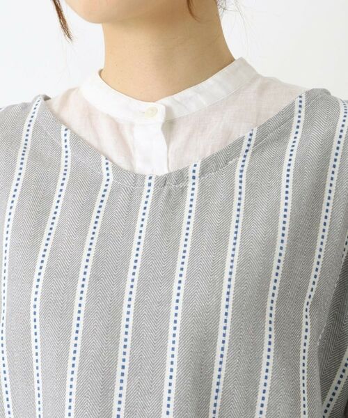 212 KITCHEN STORE / トゥーワントゥーキッチン ストア インテリア・生活雑貨・ホビー・ステーショナリー | ヘリンボーン織 かっぽうぎ GY | 詳細4