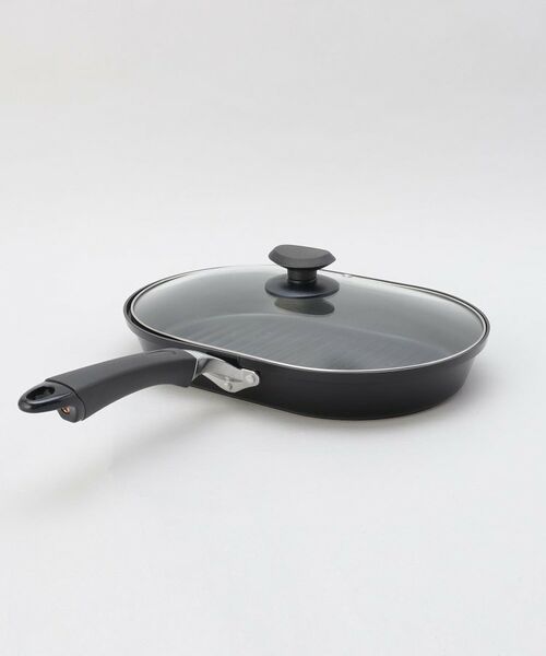 212 KITCHEN STORE / トゥーワントゥーキッチン ストア キッチンツール | グリルファン ふっ素加工IH対応ガラス蓋付ワイドパン | 詳細3