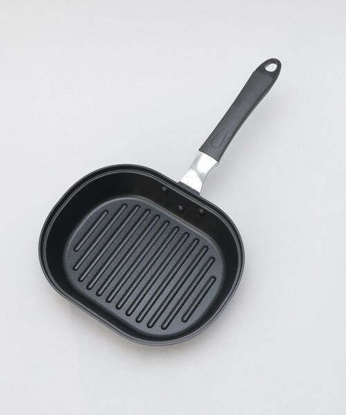 212 KITCHEN STORE / トゥーワントゥーキッチン ストア キッチンツール | グリルファン ふっ素加工IH対応ガラス蓋付ワイドパン ミニ | 詳細4