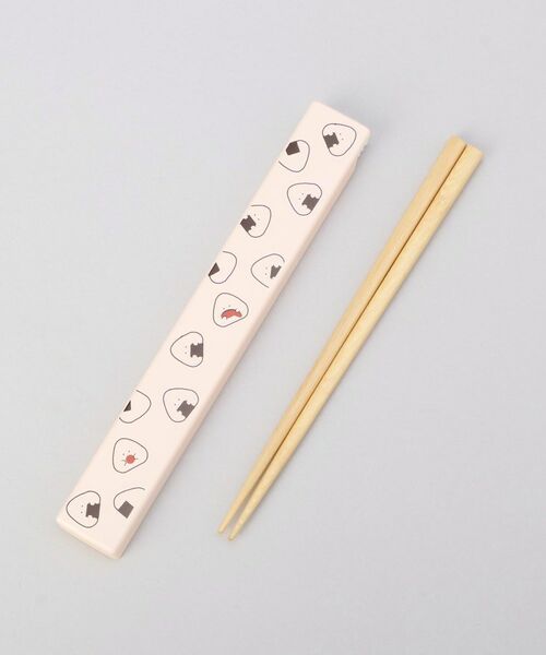 212 KITCHEN STORE / トゥーワントゥーキッチン ストア インテリア・生活雑貨・ホビー・ステーショナリー | ぎゅっとおにぎりさん 抗菌箸 箸箱セット PK | 詳細1