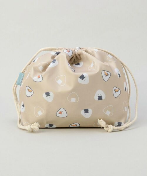 212 KITCHEN STORE / トゥーワントゥーキッチン ストア インテリア・生活雑貨・ホビー・ステーショナリー | ぎゅっとおにぎりさん ランチ巾着 BE | 詳細1