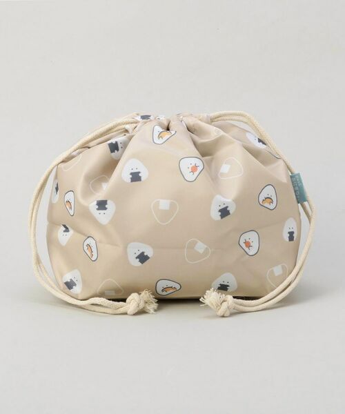 212 KITCHEN STORE / トゥーワントゥーキッチン ストア インテリア・生活雑貨・ホビー・ステーショナリー | ぎゅっとおにぎりさん ランチ巾着 BE | 詳細3