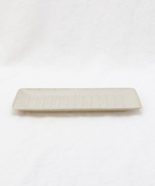 212 KITCHEN STORE / トゥーワントゥーキッチン ストア 食器 | 彫長角皿　白霞 | 詳細1