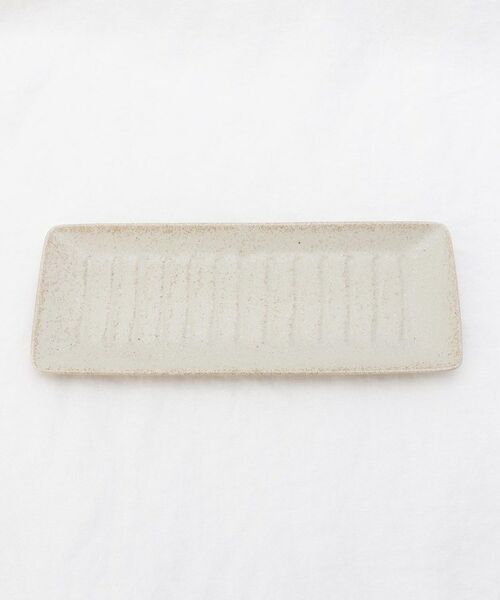 212 KITCHEN STORE / トゥーワントゥーキッチン ストア 食器 | 彫長角皿　白霞 | 詳細3