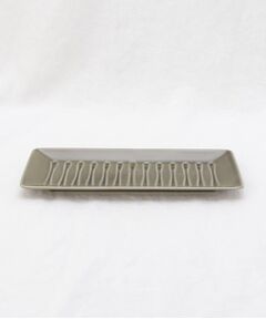 212 KITCHEN STORE / トゥーワントゥーキッチン ストア 食器 | 彫長角皿　深緑