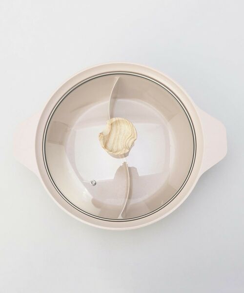 212 KITCHEN STORE / トゥーワントゥーキッチン ストア キッチンツール | フィオーレ セラミック加工IH対応ガラス蓋付二食鍋26cm | 詳細2