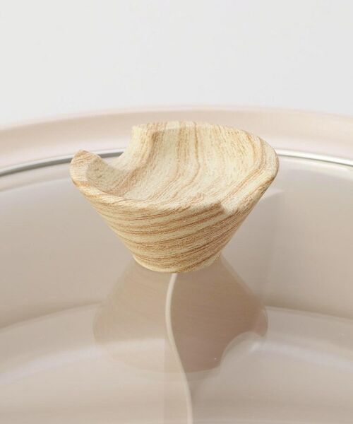 212 KITCHEN STORE / トゥーワントゥーキッチン ストア キッチンツール | フィオーレ セラミック加工IH対応ガラス蓋付二食鍋26cm | 詳細7