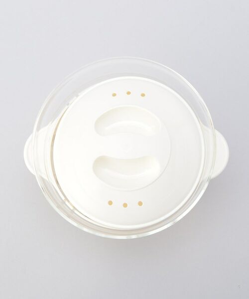 212 KITCHEN STORE / トゥーワントゥーキッチン ストア キッチンツール | ぎゅっとおにぎりさん ガラスのレンジご飯釜　WH | 詳細3