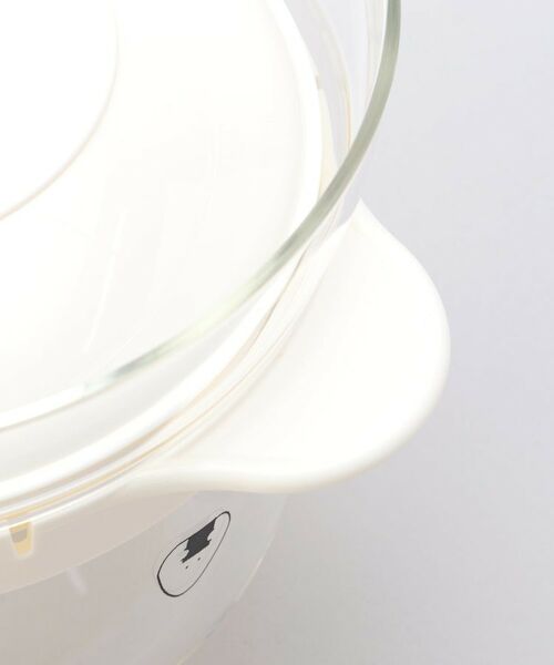 212 KITCHEN STORE / トゥーワントゥーキッチン ストア キッチンツール | ぎゅっとおにぎりさん ガラスのレンジご飯釜　WH | 詳細6