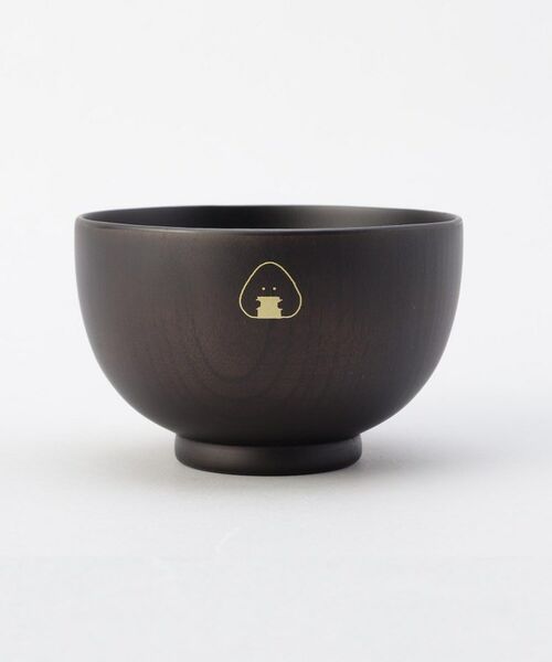 212 KITCHEN STORE / トゥーワントゥーキッチン ストア 食器 | ぎゅっとおにぎりさん 木製汁椀 黒 | 詳細2