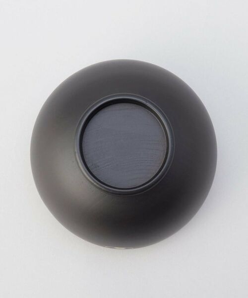 212 KITCHEN STORE / トゥーワントゥーキッチン ストア 食器 | ぎゅっとおにぎりさん 木製汁椀 黒 | 詳細5