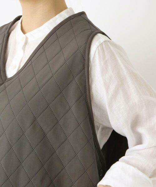 212 KITCHEN STORE / トゥーワントゥーキッチン ストア インテリア・生活雑貨・ホビー・ステーショナリー | カリダ 裏ボアVネックエプロン CH | 詳細5