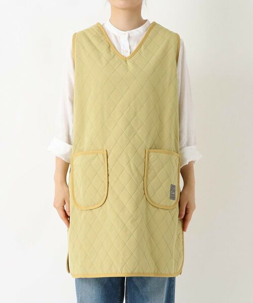 212 KITCHEN STORE / トゥーワントゥーキッチン ストア インテリア・生活雑貨・ホビー・ステーショナリー | カリダ 裏ボアVネックエプロン YE | 詳細1