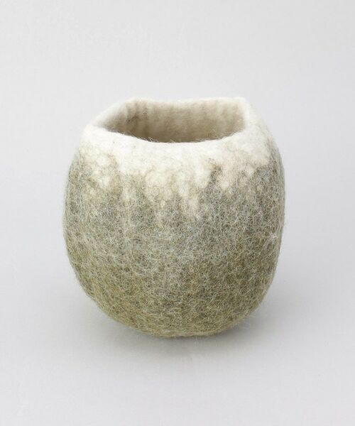 212 KITCHEN STORE / トゥーワントゥーキッチン ストア インテリア・インテリア雑貨 | ラウンド スモールバスケット H11×W15cm グラデGY | 詳細1