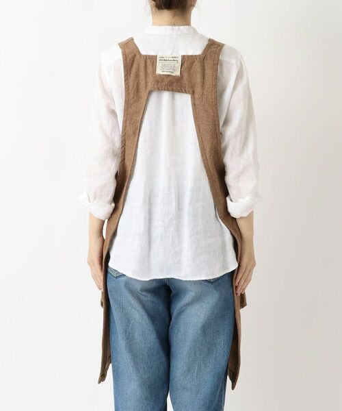 212 KITCHEN STORE / トゥーワントゥーキッチン ストア インテリア・生活雑貨・ホビー・ステーショナリー | エプロン レガッタリサイクルコットン アーモンド | 詳細3