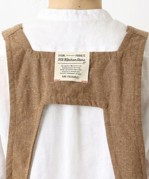 212 KITCHEN STORE / トゥーワントゥーキッチン ストア インテリア・生活雑貨・ホビー・ステーショナリー | エプロン レガッタリサイクルコットン アーモンド | 詳細5
