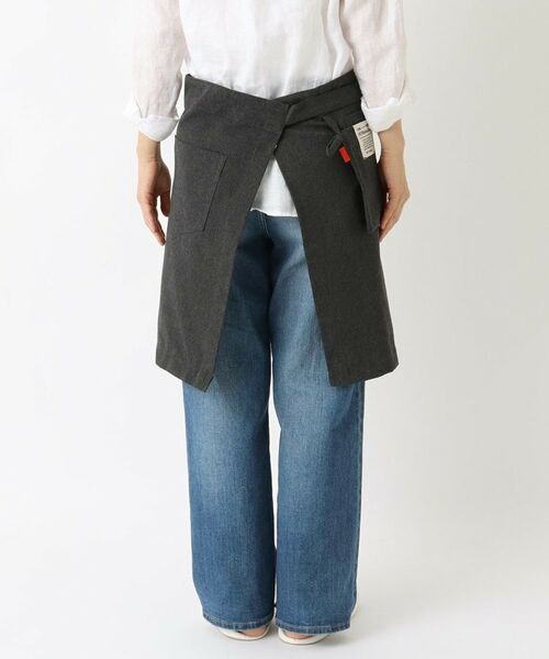 212 KITCHEN STORE / トゥーワントゥーキッチン ストア インテリア・生活雑貨・ホビー・ステーショナリー | ギャルソンエプロン リサイクルコットン チャコール | 詳細3