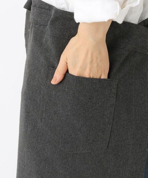 212 KITCHEN STORE / トゥーワントゥーキッチン ストア インテリア・生活雑貨・ホビー・ステーショナリー | ギャルソンエプロン リサイクルコットン チャコール | 詳細6