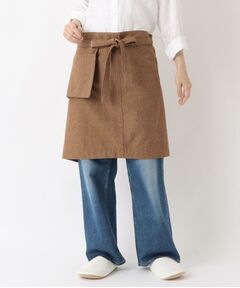 212 KITCHEN STORE / トゥーワントゥーキッチン ストア インテリア・生活雑貨・ホビー・ステーショナリー | ギャルソンエプロン リサイクルコットン アーモンド