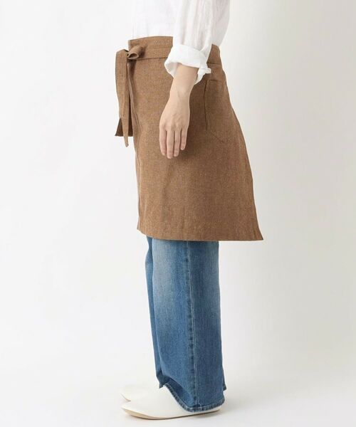 212 KITCHEN STORE / トゥーワントゥーキッチン ストア インテリア・生活雑貨・ホビー・ステーショナリー | ギャルソンエプロン リサイクルコットン アーモンド | 詳細2