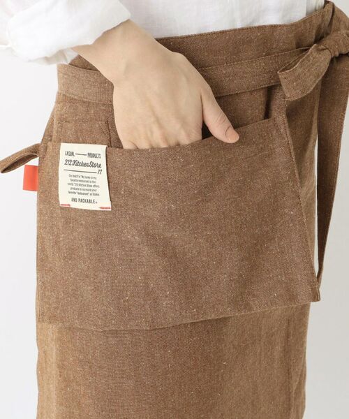 212 KITCHEN STORE / トゥーワントゥーキッチン ストア インテリア・生活雑貨・ホビー・ステーショナリー | ギャルソンエプロン リサイクルコットン アーモンド | 詳細5