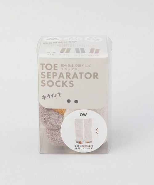 212 KITCHEN STORE / トゥーワントゥーキッチン ストア ソックス | ボンニュイ！ 発熱足指ソックス OW | 詳細8