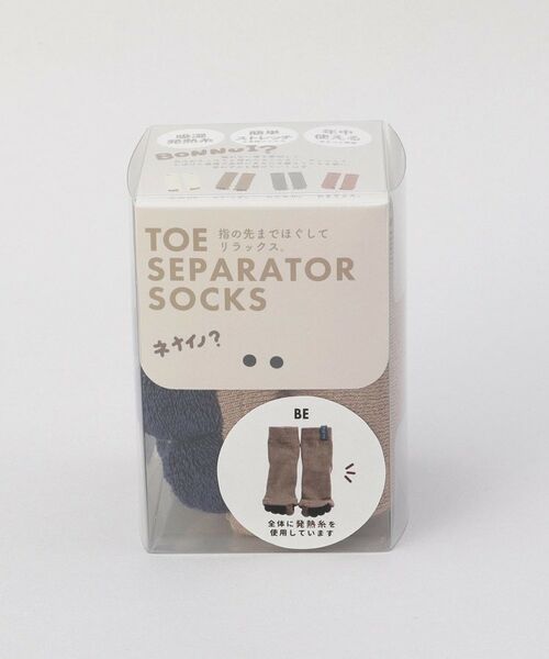 212 KITCHEN STORE / トゥーワントゥーキッチン ストア ソックス | ボンニュイ！ 発熱足指ソックス BE | 詳細8