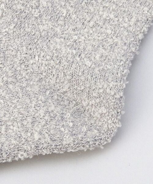 212 KITCHEN STORE / トゥーワントゥーキッチン ストア ソックス | 内側シルク2重編み ウール混 もこもこ靴下 銀色 ＜絹屋＞ | 詳細3