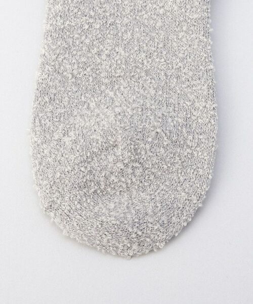 212 KITCHEN STORE / トゥーワントゥーキッチン ストア ソックス | 内側シルク2重編み ウール混 もこもこ靴下 銀色 ＜絹屋＞ | 詳細4