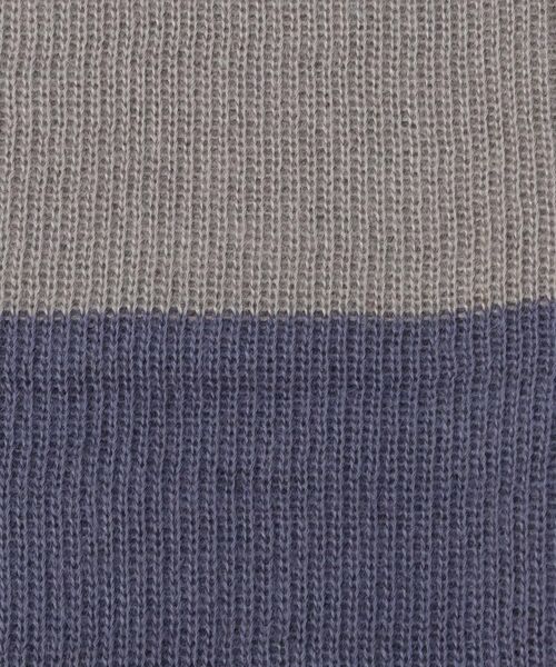 212 KITCHEN STORE / トゥーワントゥーキッチン ストア ネックウォーマー・イヤーマフ | 極暖シルク ネックウォーマー13 紺×銀 ＜絹屋＞ | 詳細3