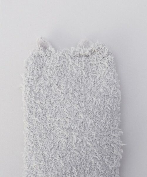 212 KITCHEN STORE / トゥーワントゥーキッチン ストア ソックス | スナグルキャット もこもこルームソックス GY | 詳細2