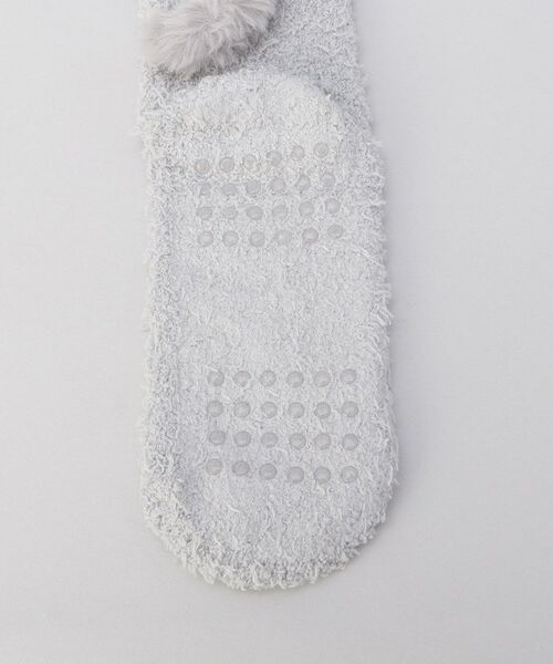 212 KITCHEN STORE / トゥーワントゥーキッチン ストア ソックス | スナグルキャット もこもこルームソックス GY | 詳細6