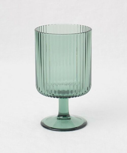212 KITCHEN STORE/トゥーワントゥーキッチン ストア メサ スタッキングゴブレットグラス 300ml GR ＜ABODE アボード＞ その他 00(FREE)