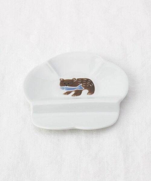 212 KITCHEN STORE / トゥーワントゥーキッチン ストア 食器 | ニッポン絵皿 箸置き小皿 しゃけ熊 | 詳細1