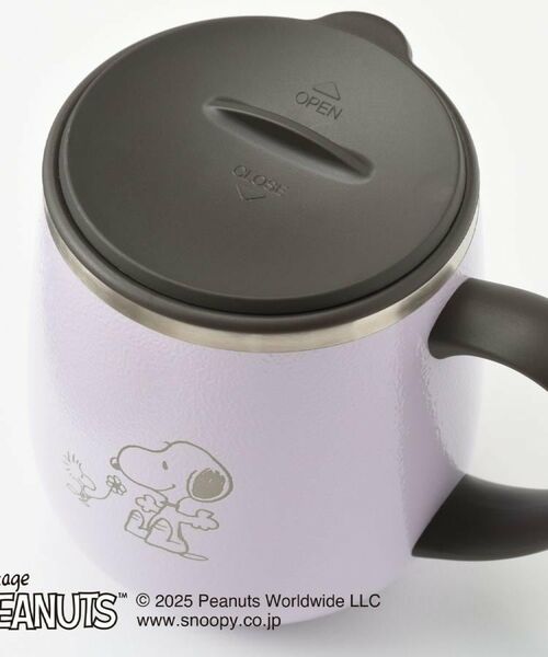 212 KITCHEN STORE / トゥーワントゥーキッチン ストア グラス・マグカップ | PEANUTS 蓋つきステンレスマグShort PURPLE ＜BRUNO ブルーノ＞ | 詳細5