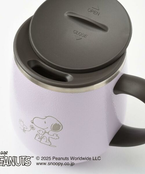 212 KITCHEN STORE / トゥーワントゥーキッチン ストア グラス・マグカップ | PEANUTS 蓋つきステンレスマグShort PURPLE ＜BRUNO ブルーノ＞ | 詳細6