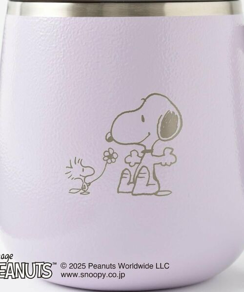 212 KITCHEN STORE / トゥーワントゥーキッチン ストア グラス・マグカップ | PEANUTS 蓋つきステンレスマグShort PURPLE ＜BRUNO ブルーノ＞ | 詳細7