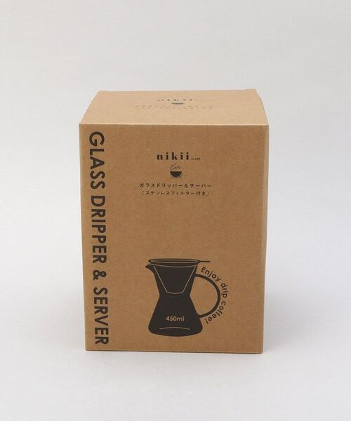 212 KITCHEN STORE / トゥーワントゥーキッチン ストア インテリア・生活雑貨・ホビー・ステーショナリー | nikii cafe ガラスドリッパー＆サーバー（ステンレスフィルター付き） ＜nikii  ニキ＞ | 詳細12