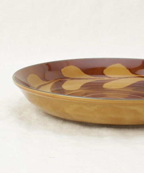 212 KITCHEN STORE / トゥーワントゥーキッチン ストア 食器 | スリップショコラ リーフ スープカレー皿 | 詳細5