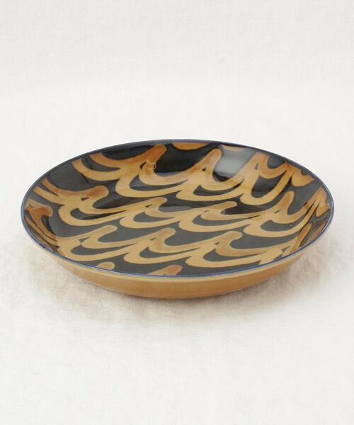 212 KITCHEN STORE / トゥーワントゥーキッチン ストア 食器 | スリップショコラ ウエーブ スープカレー皿 | 詳細1