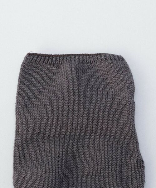 212 KITCHEN STORE / トゥーワントゥーキッチン ストア 服飾雑貨 | シルクとオーガニックコットン アームウォーマー 黒茶 ＜絹屋＞ | 詳細2