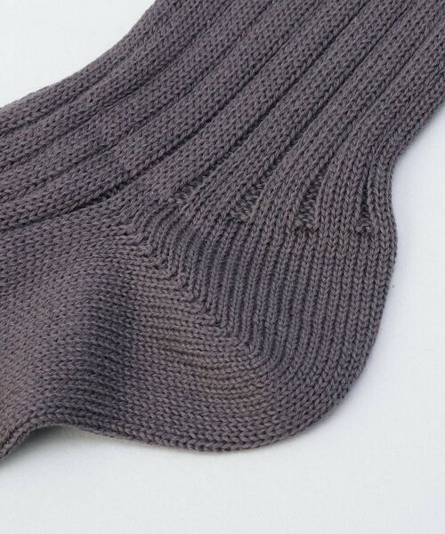 212 KITCHEN STORE / トゥーワントゥーキッチン ストア ソックス | シルクとオーガニックコットン つま先あきソックス 黒茶 ＜絹屋＞ | 詳細3