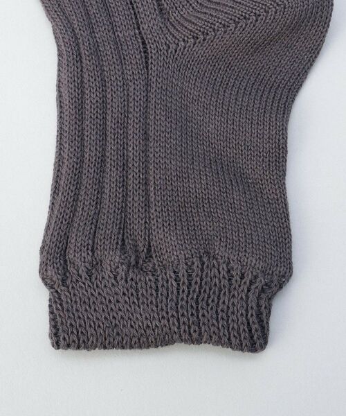 212 KITCHEN STORE / トゥーワントゥーキッチン ストア ソックス | シルクとオーガニックコットン つま先あきソックス 黒茶 ＜絹屋＞ | 詳細4