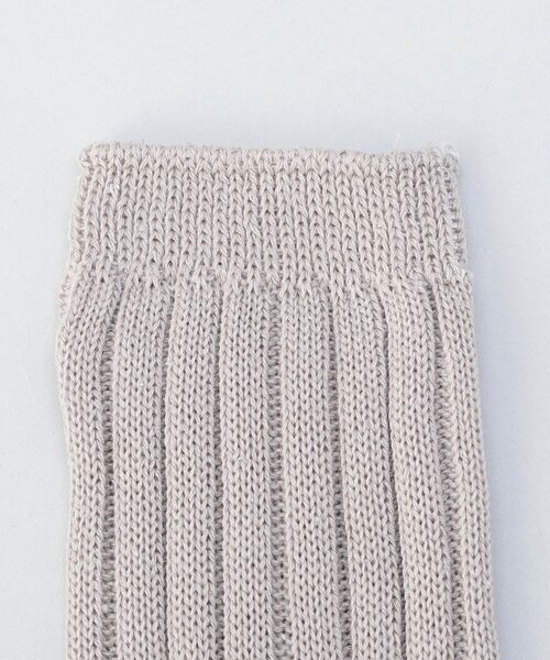 212 KITCHEN STORE / トゥーワントゥーキッチン ストア ソックス | シルクとオーガニックコットン つま先あきソックス 砂色 ＜絹屋＞ | 詳細2