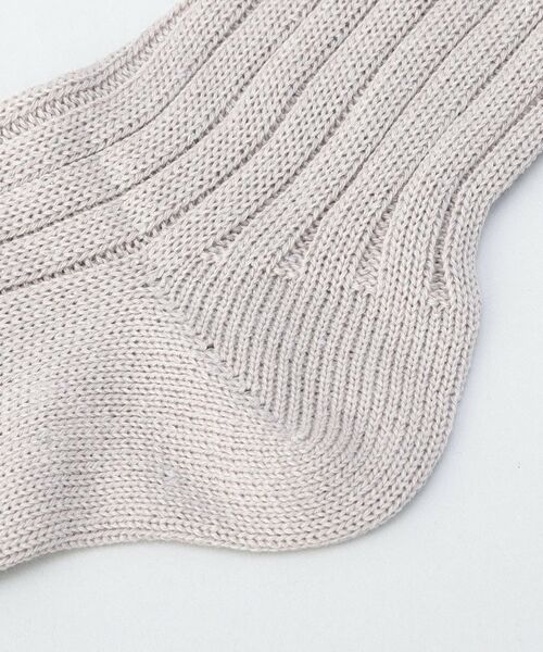 212 KITCHEN STORE / トゥーワントゥーキッチン ストア ソックス | シルクとオーガニックコットン つま先あきソックス 砂色 ＜絹屋＞ | 詳細3