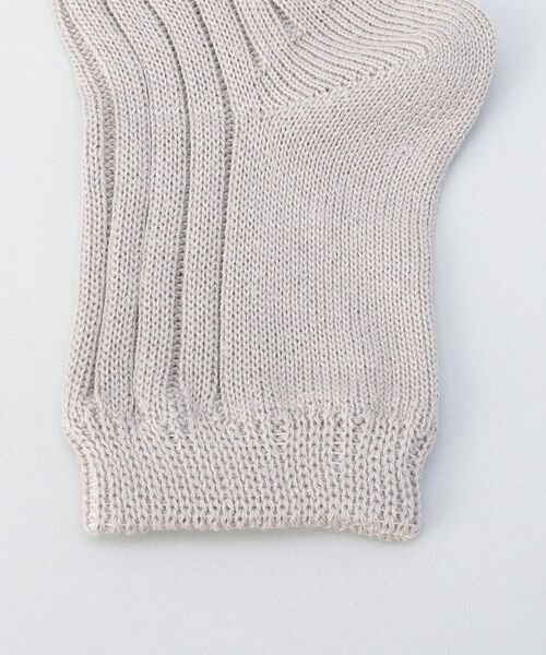 212 KITCHEN STORE / トゥーワントゥーキッチン ストア ソックス | シルクとオーガニックコットン つま先あきソックス 砂色 ＜絹屋＞ | 詳細4