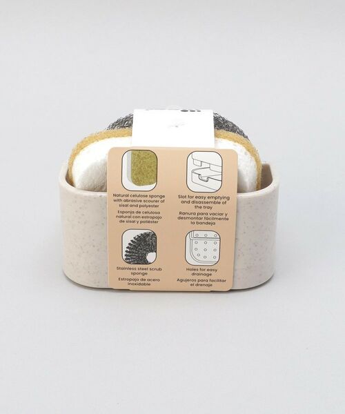 212 KITCHEN STORE / トゥーワントゥーキッチン ストア インテリア・インテリア雑貨 | RENGO ダブルスポンジホルダー TERRAZZO | 詳細13